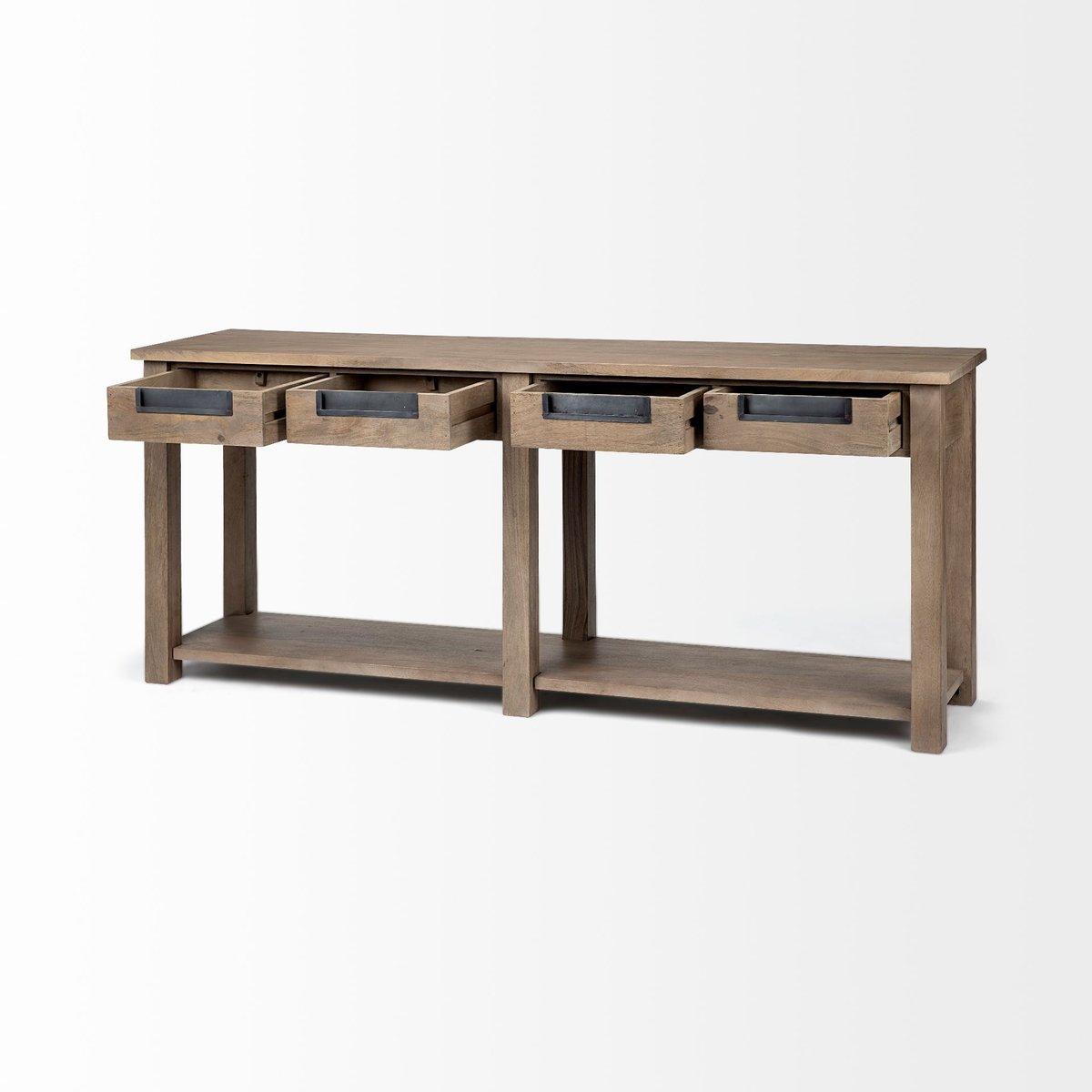 Mercana Harrelson Four Drawers Wooden Console Table