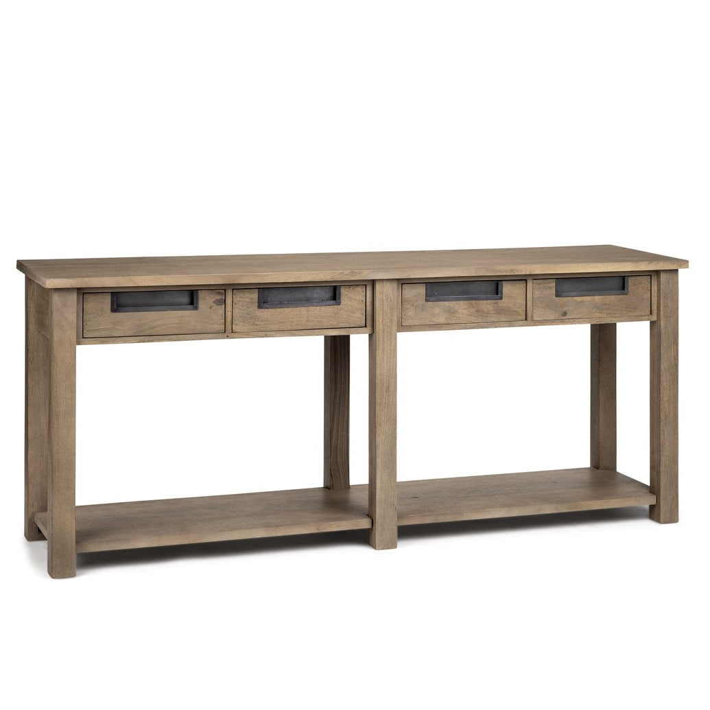 Mercana Harrelson Four Drawers Wooden Console Table