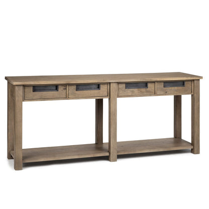 Mercana Harrelson Four Drawers Wooden Console Table