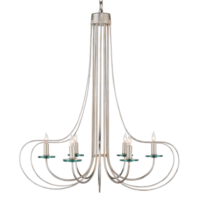 Harrow Chandelier-Chandeliers-Currey & Co-Sideboards and Things