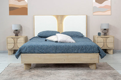 LH Home Haru Solid Wood Frame Bed