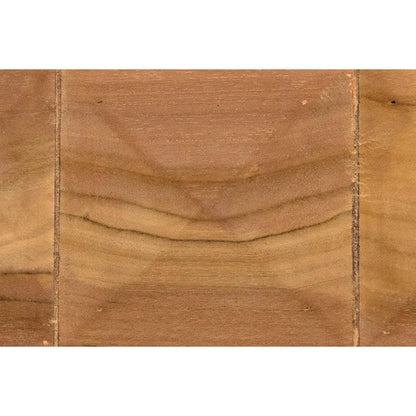 Haru Teak Wood Geometric Side Table