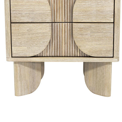 Haru Elegant Designed Wooden Nightstand