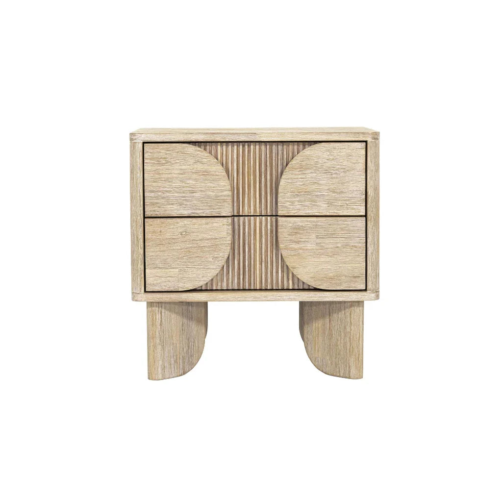 Haru Elegant Designed Wooden Nightstand