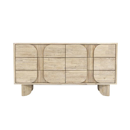 Haru Modern Designed Wooden 6 Drawer Dresser