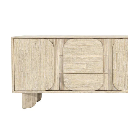 Haru Wooden 5 Center Drawer Sideboard