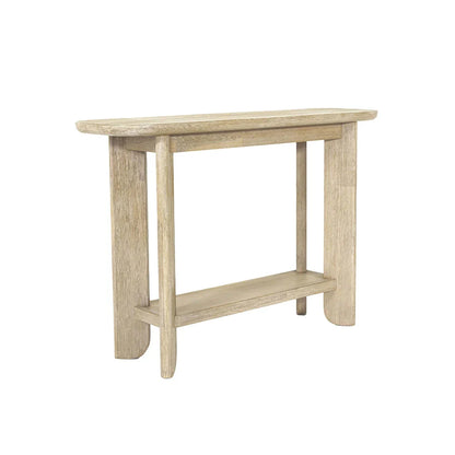 LH Home Haru Wooden Oval Console Table