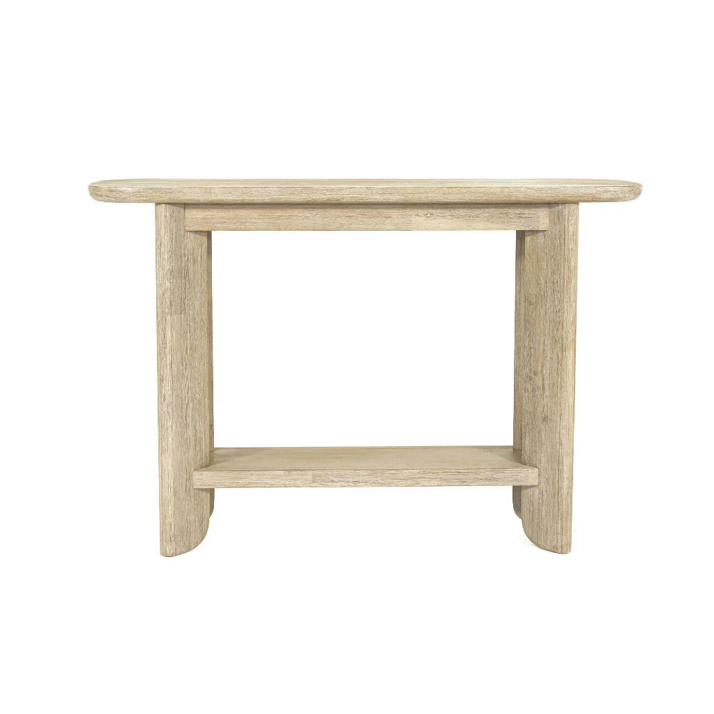 LH Home Haru Wooden Oval Console Table