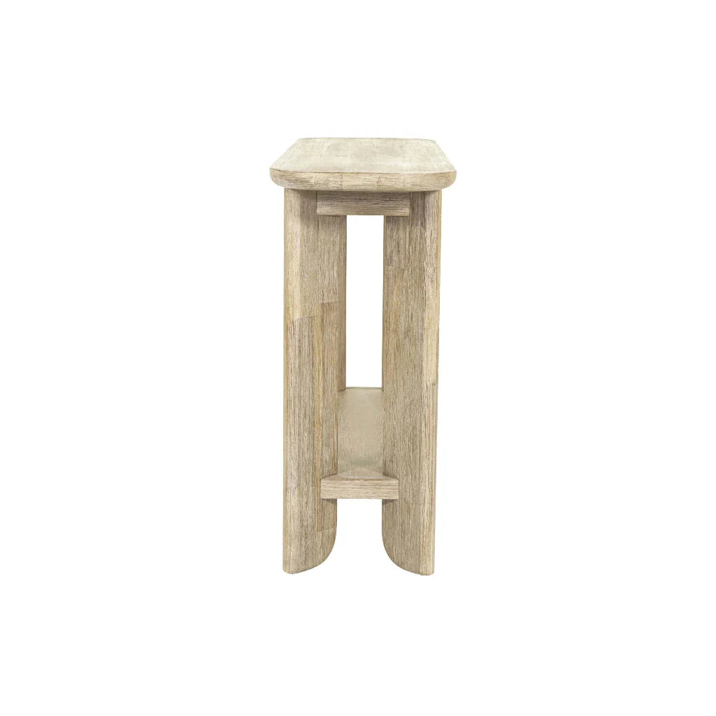 LH Home Haru Wooden Oval Console Table
