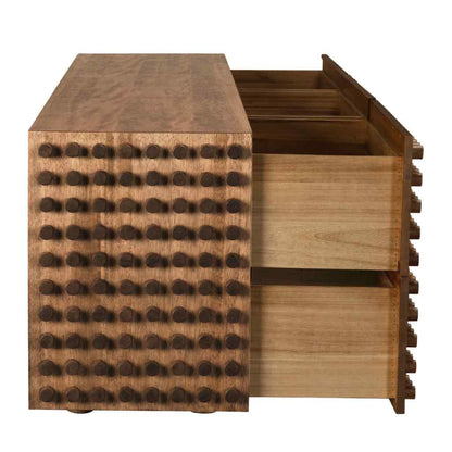 Haruko Six Drawers Wood Sideboard