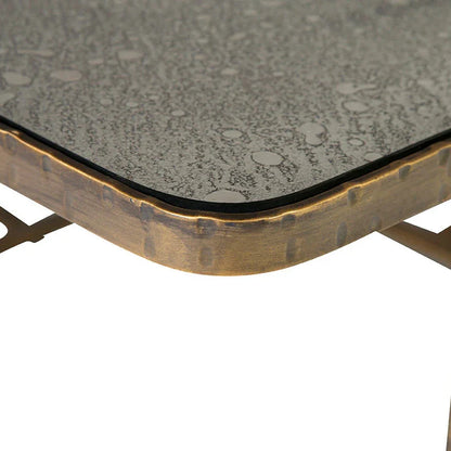 Harvest Marble Topped Square Coffee Table