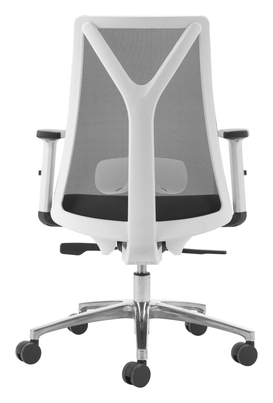 Zuo Modern Hasso Black Mesh Fabric Office Chair