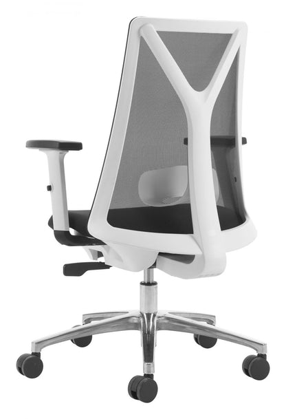 Zuo Modern Hasso Black Mesh Fabric Office Chair