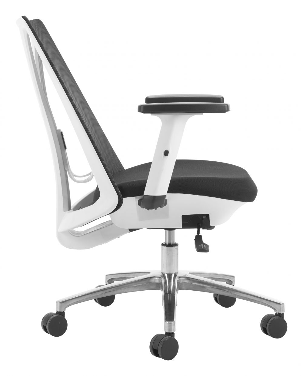 Zuo Modern Hasso Black Mesh Fabric Office Chair