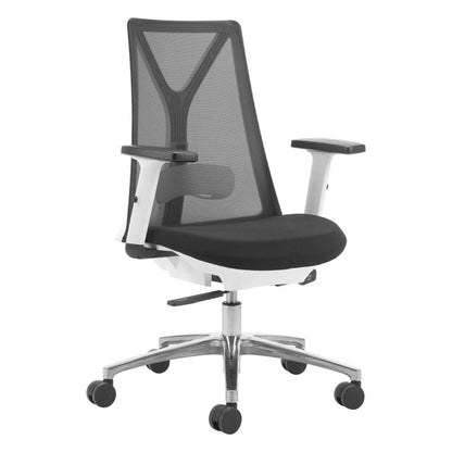 Zuo Modern Hasso Black Mesh Fabric Office Chair