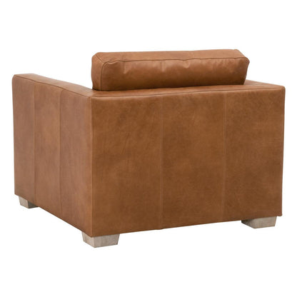 Hayden Taper Sofa Chair Top Grain Leather Down & Feather Club Chairs Sideboards and Things By Essentials For Living