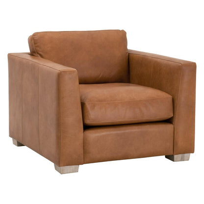 Hayden Taper Sofa Chair Top Grain Leather Down & Feather Club Chairs Sideboards and Things By Essentials For Living