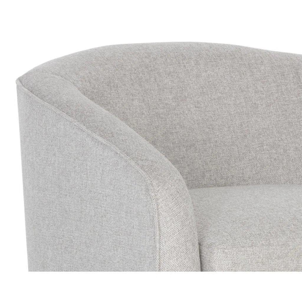 Hazel Fabric Swivel Lounge Chair - LOOMLAN - SUNPAN - Club Chairs