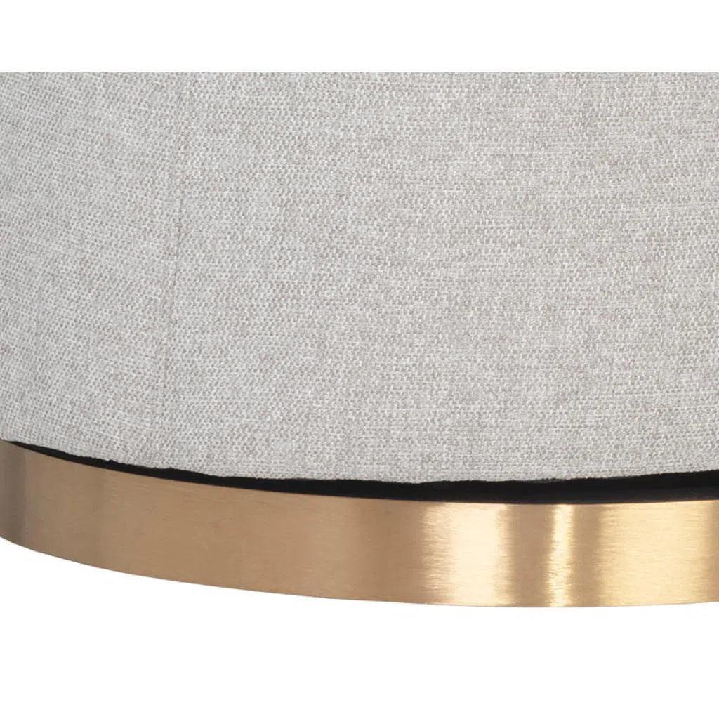 Hazel Fabric Swivel Lounge Chair - LOOMLAN - SUNPAN - Club Chairs