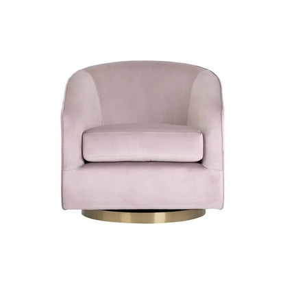 Hazel Fabric Swivel Lounge Chair - LOOMLAN - SUNPAN - Club Chairs