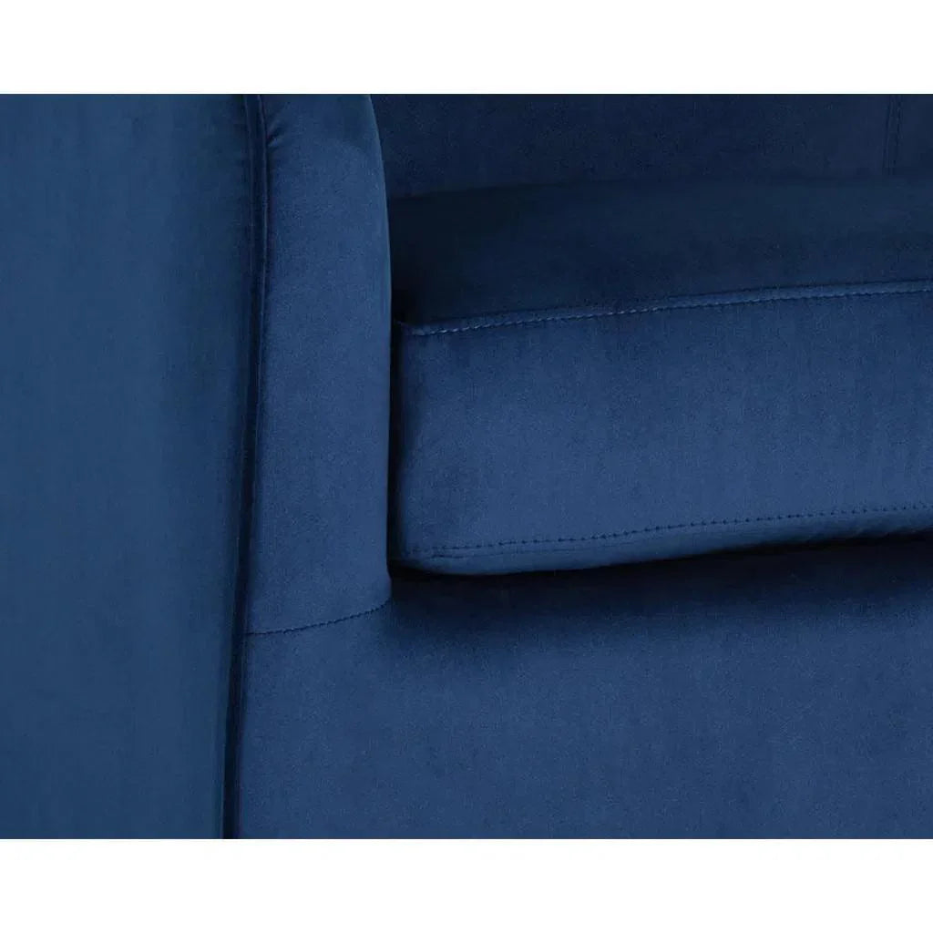 Hazel Fabric Swivel Lounge Chair - LOOMLAN - SUNPAN - Club Chairs