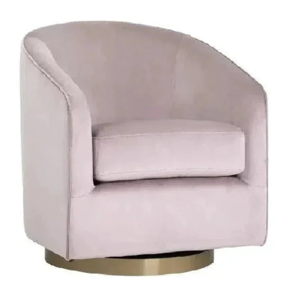 Hazel Fabric Swivel Lounge Chair - LOOMLAN - SUNPAN - Club Chairs