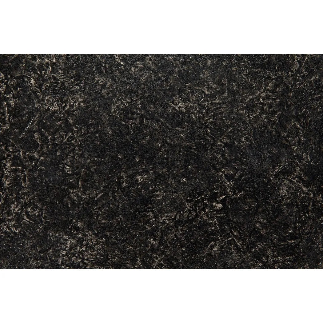 Noir Head Side Table, Black Fiber Cement