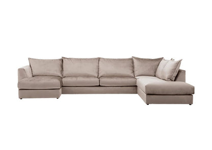 LOOMLAN Custom Upholstery Hedy Low-Profile Deep Seat Fabric Modular Sofa