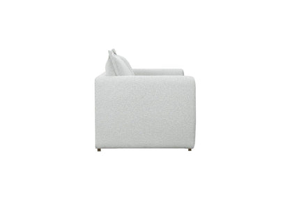 LOOMLAN Custom Upholstery Hedy Low-Profile Deep Seat Fabric Loveseat