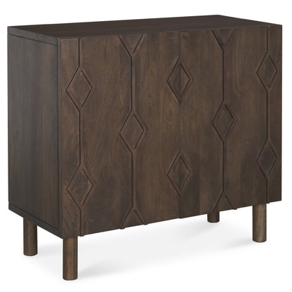 Mercana Heera Two Doors Wooden Accent Cabinet