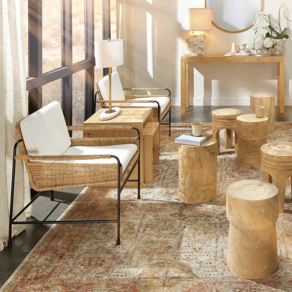 Helios Ceramic Beautiful Table Lamp - LOOMLAN - Jamie Young - Table Lamps