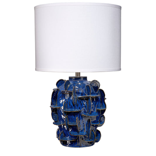 Helios Table Lamp - Cobalt Blue-Table Lamps-Jamie Young-Sideboards and Things