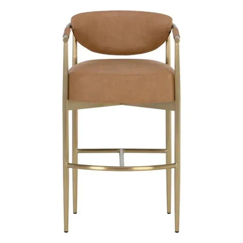 SUNPAN Heloise Faux Leather Barstool