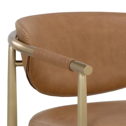 SUNPAN Heloise Faux Leather Barstool