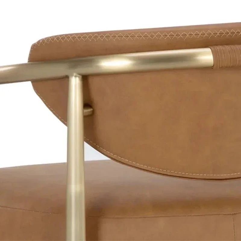 SUNPAN Heloise Faux Leather Barstool