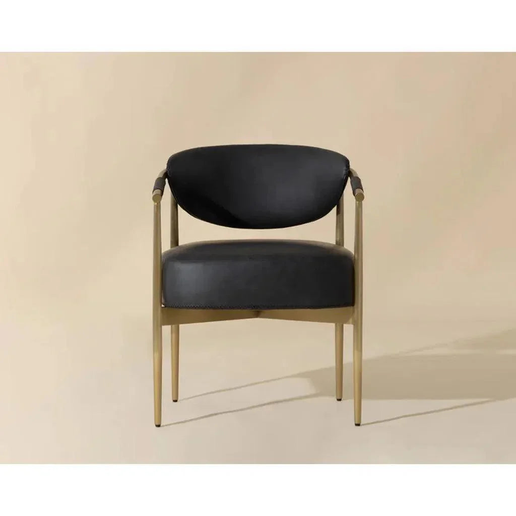 SUNPAN Heloise Leather Dining Armchair