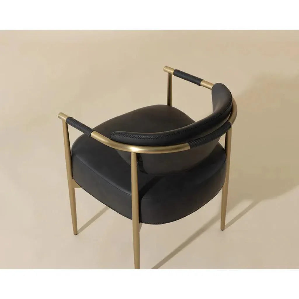 SUNPAN Heloise Leather Dining Armchair
