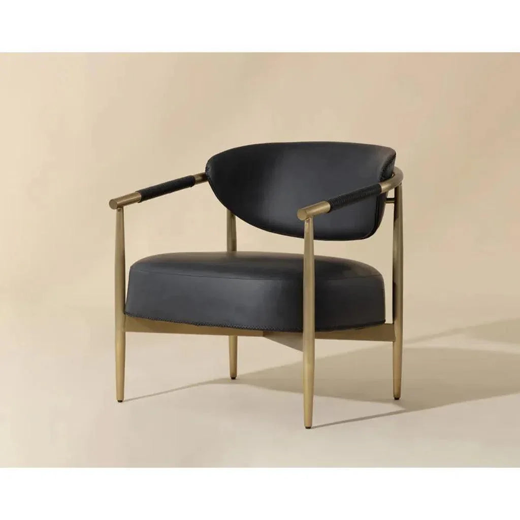 SUNPAN Heloise Leather Lounge Chair