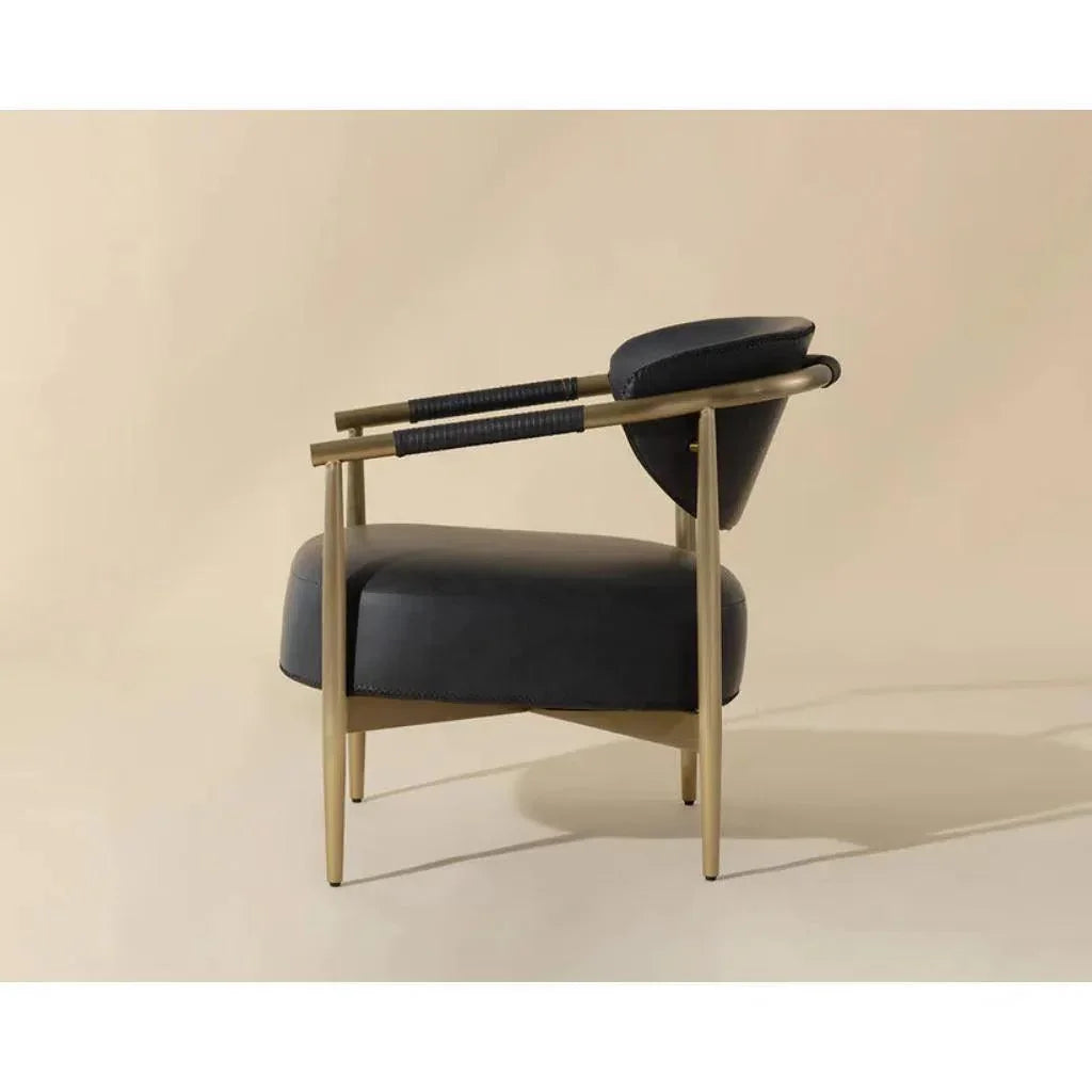 SUNPAN Heloise Leather Lounge Chair