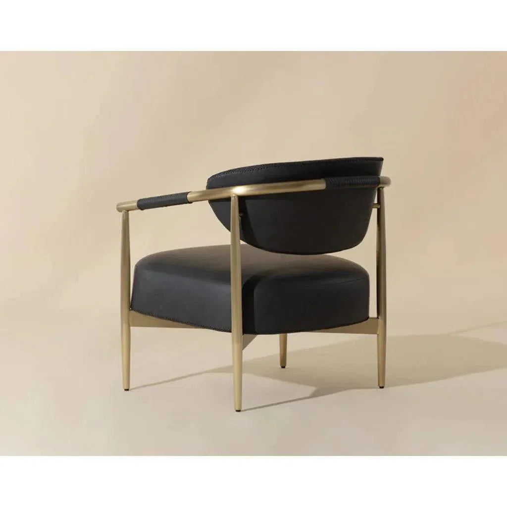 SUNPAN Heloise Leather Lounge Chair