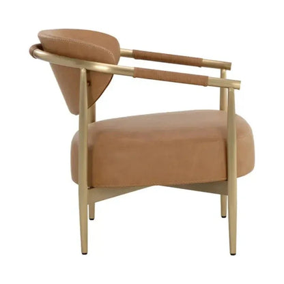 SUNPAN Heloise Leather Lounge Chair