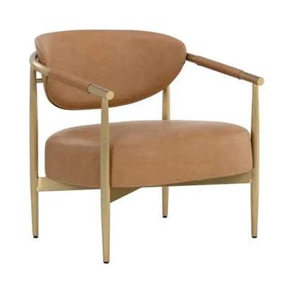 SUNPAN Heloise Leather Lounge Chair