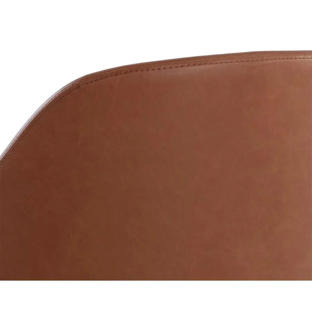 SUNPAN Hensley Leather Modern Dining Armchair