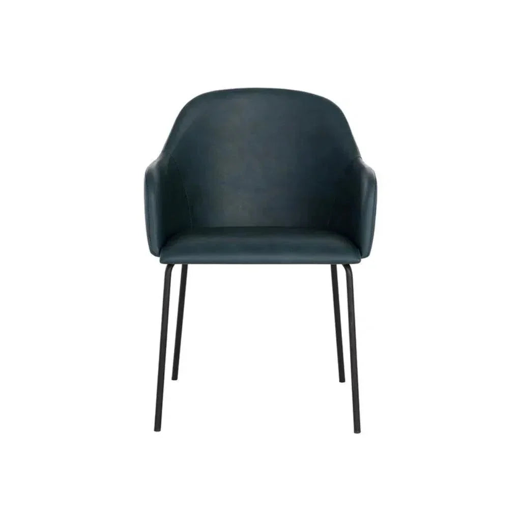 SUNPAN Hensley Leather Modern Dining Armchair