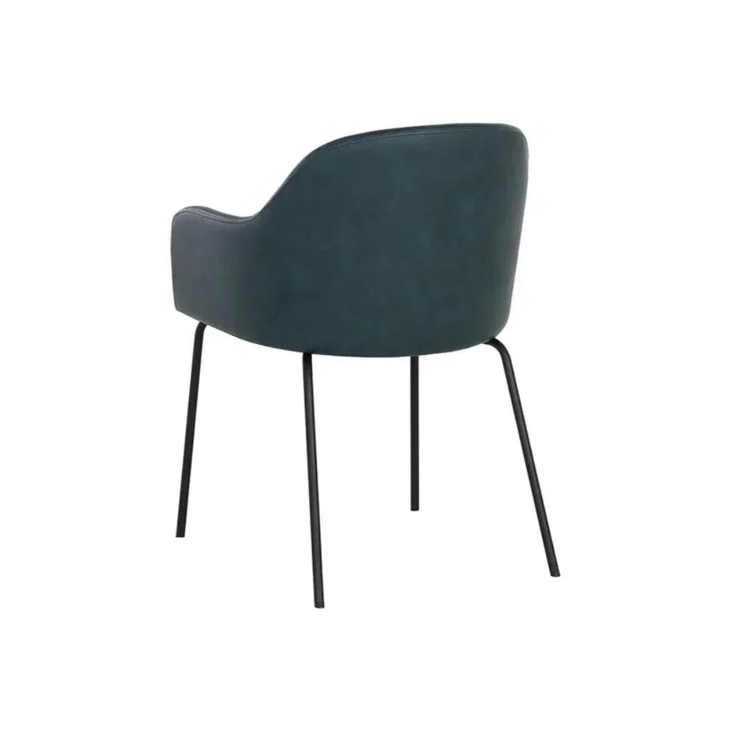SUNPAN Hensley Leather Modern Dining Armchair