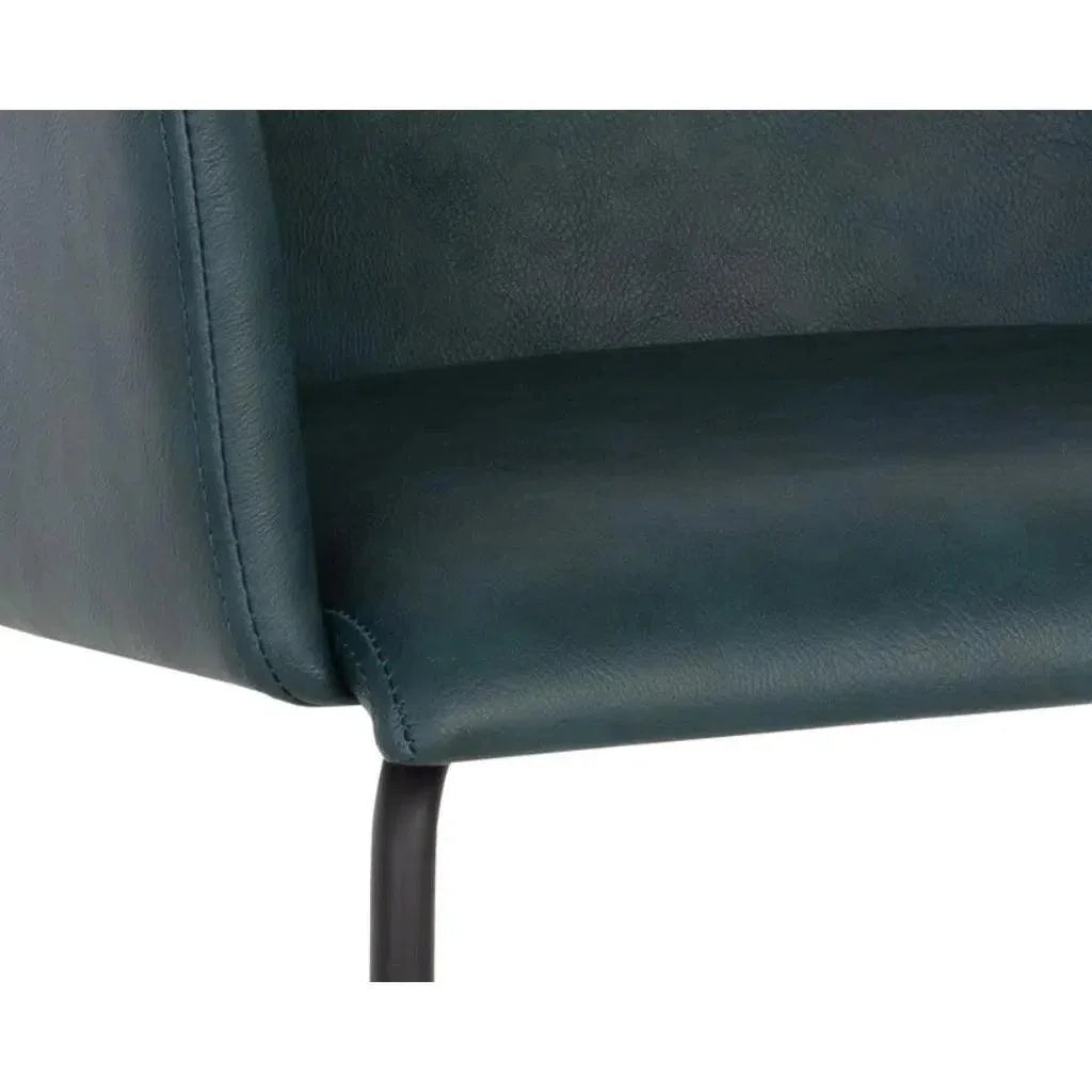 SUNPAN Hensley Leather Modern Dining Armchair