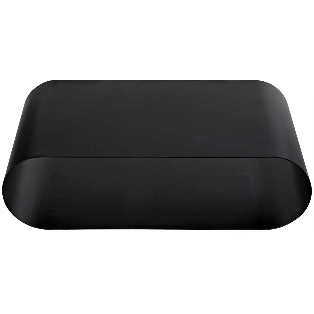 Hera Black Steel Geometric Coffee Table