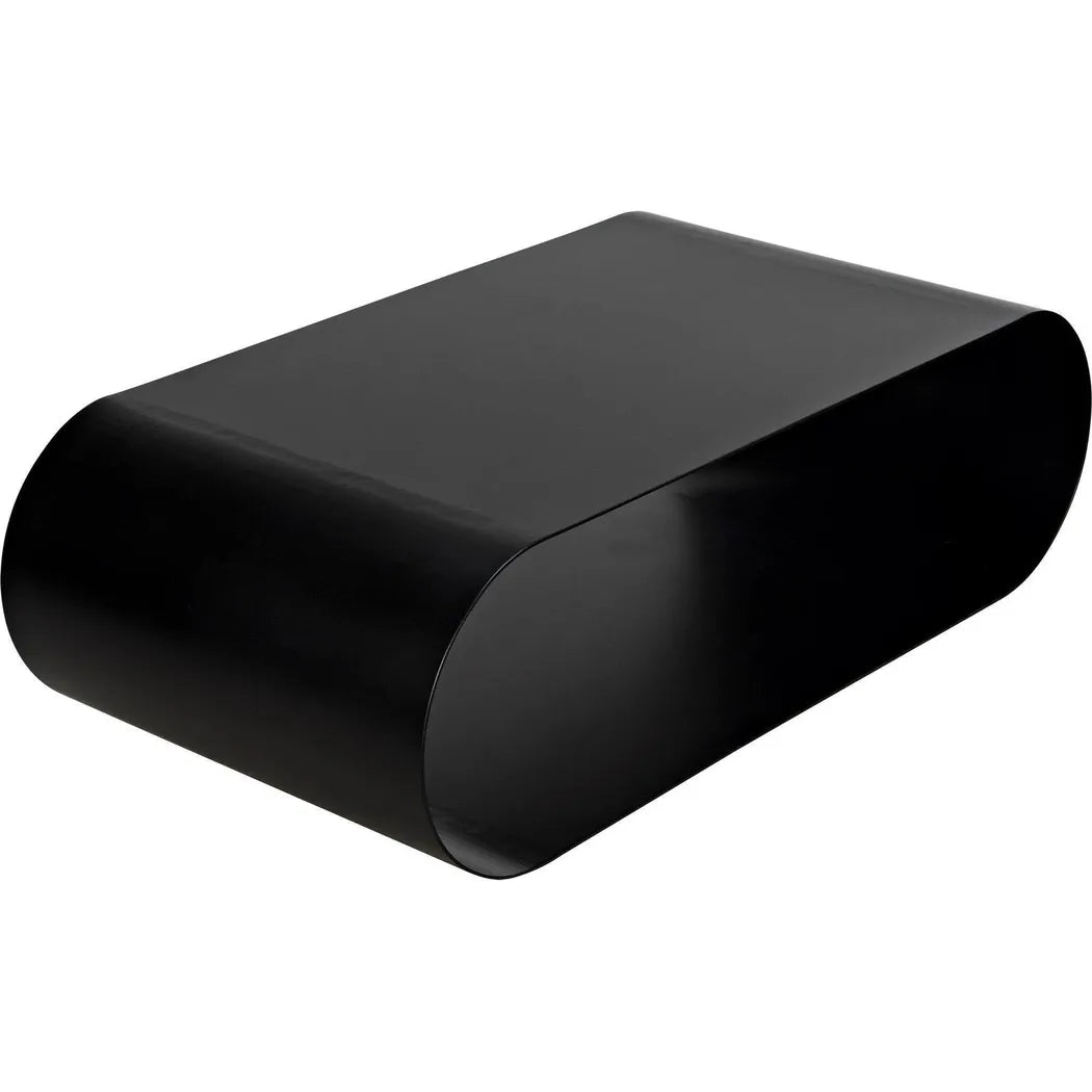 Hera Black Steel Geometric Coffee Table