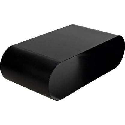 Hera Black Steel Geometric Coffee Table