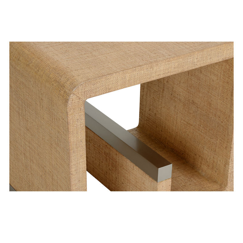 Wildwood Hera Saguran Warpped Brown End Table